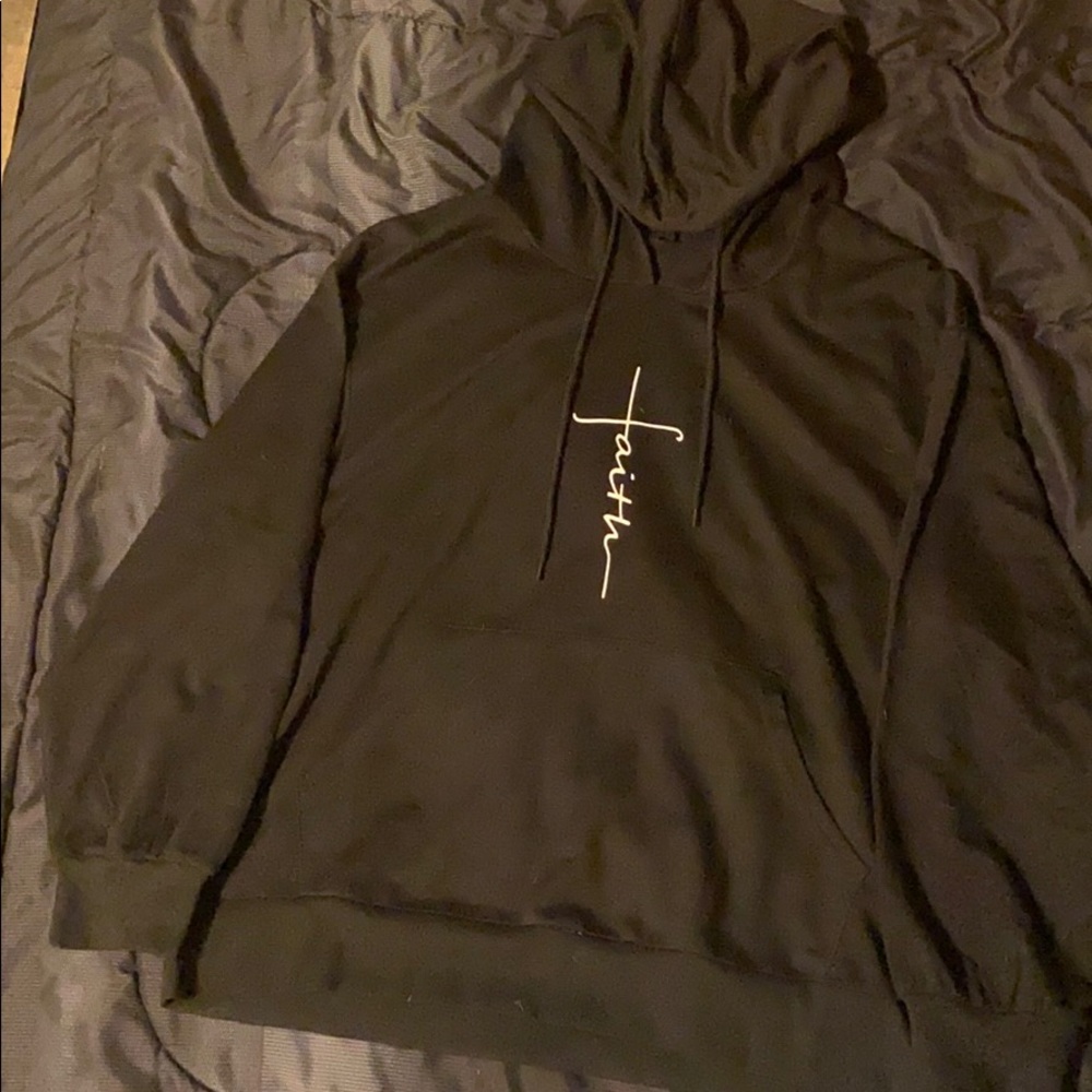 Black hoodie